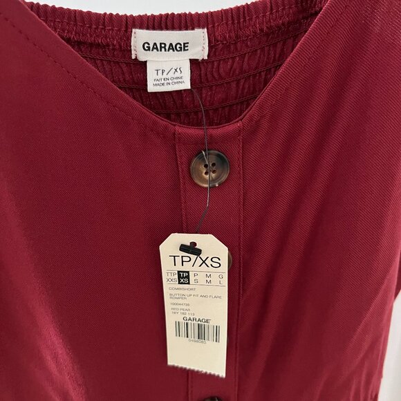 Burgundy Romper (NWT) - Picture 3 of 3